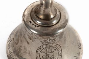 Lotto composto da dieci campanelli in argento, secoli XIX - XX  - Asta Incanti d'arte - Associazione Nazionale - Case d'Asta italiane