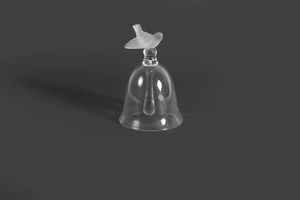 LALIQUE : Campanello in cristallo  - Asta Incanti d'arte - Associazione Nazionale - Case d'Asta italiane