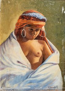 Scuola italiana, secolo XX - Nudo femminile
