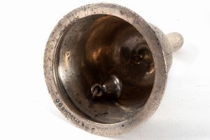 Lotto composto da sette campanelli in argento Sterling, fine secolo XIX - inizi secolo XX  - Asta Incanti d'arte - Associazione Nazionale - Case d'Asta italiane