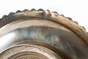 Campanello su piattino in argento, Milano secolo XX  - Asta Incanti d'arte - Associazione Nazionale - Case d'Asta italiane