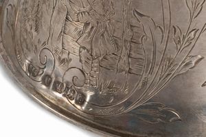 Campanello in argento, secolo XIX (Coppa del mulino a vento)  - Asta Incanti d'arte - Associazione Nazionale - Case d'Asta italiane