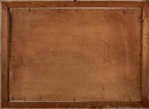 Scuola italiana, fine secolo XIX - inizi secolo XX : Scorcio della Costiera Amalfitana  - Asta Incanti d'arte - Associazione Nazionale - Case d'Asta italiane