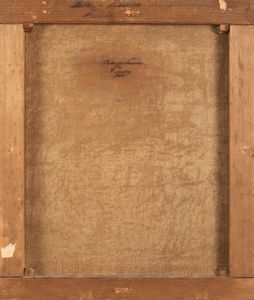 Scuola veneta, secolo XIX : Veduta di Palazzo Sanudo Soranzo van Axel ai Miracoli  - Asta Incanti d'arte - Associazione Nazionale - Case d'Asta italiane