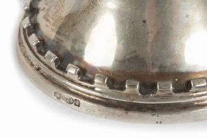 Campanello in argento 925, Germania fine secolo XIX  - Asta Incanti d'arte - Associazione Nazionale - Case d'Asta italiane