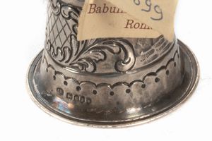 Campanello in argento, secolo XIX (Coppa del mulino a vento)  - Asta Incanti d'arte - Associazione Nazionale - Case d'Asta italiane