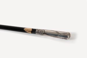 Bacchetta da direttore d'orchestra, con presa e terminale in argento  - Asta Incanti d'arte - Associazione Nazionale - Case d'Asta italiane