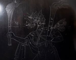 Cratere in terracotta smaltata nera, fine secolo XIX - inizi secolo XX  - Asta Incanti d'arte - Associazione Nazionale - Case d'Asta italiane