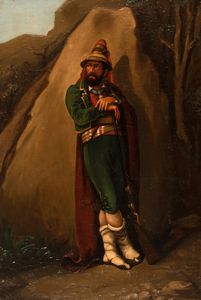 Scuola francese, secolo XIX - Brigante