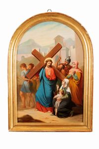 Scuola italiana, secolo XIX - Stazione della Via Crucis