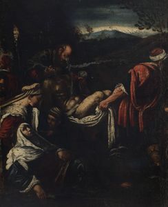 Seguace di Jacopo Bassano - Deposizione di Cristo
