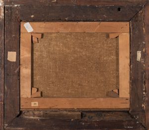 Scuola italiana, secolo XVII : Matrimonio mistico di Santa Caterina  - Asta Incanti d'arte - Associazione Nazionale - Case d'Asta italiane