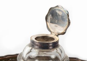 Calamaio in argento, Inghilterra secolo XIX  - Asta Incanti d'arte - Associazione Nazionale - Case d'Asta italiane