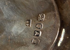 Calamaio in argento, Inghilterra secolo XIX  - Asta Incanti d'arte - Associazione Nazionale - Case d'Asta italiane