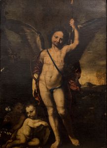 Scuola dell'Italia meridionale, secolo XVII - Amor vincit omnia
