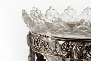 Lotto composto da due coppie di saliere in argento, secoli XIX-XX  - Asta Incanti d'arte - Associazione Nazionale - Case d'Asta italiane