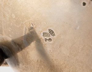 Zuccheriera in argento con presa a cigno, secolo XX  - Asta Incanti d'arte - Associazione Nazionale - Case d'Asta italiane