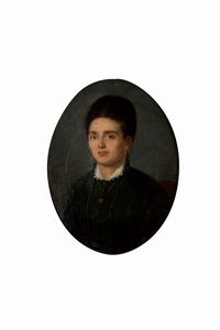 Scuola italiana, secolo XIX - Ritratto di gentildonna