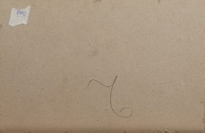 Scuola europea, secolo XIX : Veduta orientalista con beduini e piramidi in lontananza  - Asta Incanti d'arte - Associazione Nazionale - Case d'Asta italiane