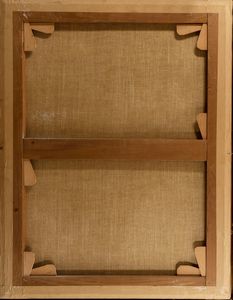 Scuola italiana secolo XVIII : Ritratto di gentildonna con fiori in mano  - Asta Incanti d'arte - Associazione Nazionale - Case d'Asta italiane