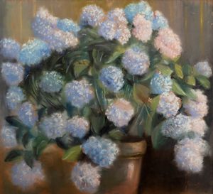 Scuola italiana, secolo XX - Ortensie