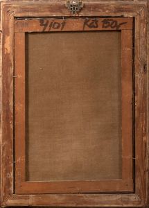 Scuola italiana, secolo XIX : Ritratto di gentildonna in abiti scuri con colletto di pizzo  - Asta Incanti d'arte - Associazione Nazionale - Case d'Asta italiane