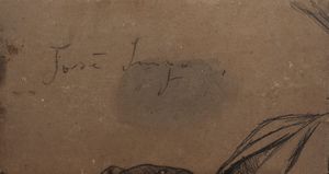 Josè Inigo (attivo nel secolo XX) : Quattro dipinti: tre nature morte e un paesaggio costiero  - Asta Incanti d'arte - Associazione Nazionale - Case d'Asta italiane