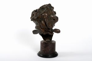 Scultura in bronzo raffigurante La Dea Fortuna, secolo XX  - Asta Incanti d'arte - Associazione Nazionale - Case d'Asta italiane