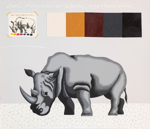 CONCETTO POZZATI : Rinoceronte  - Asta Asta a tempo di Arte Moderna e Contemporanea - Associazione Nazionale - Case d'Asta italiane