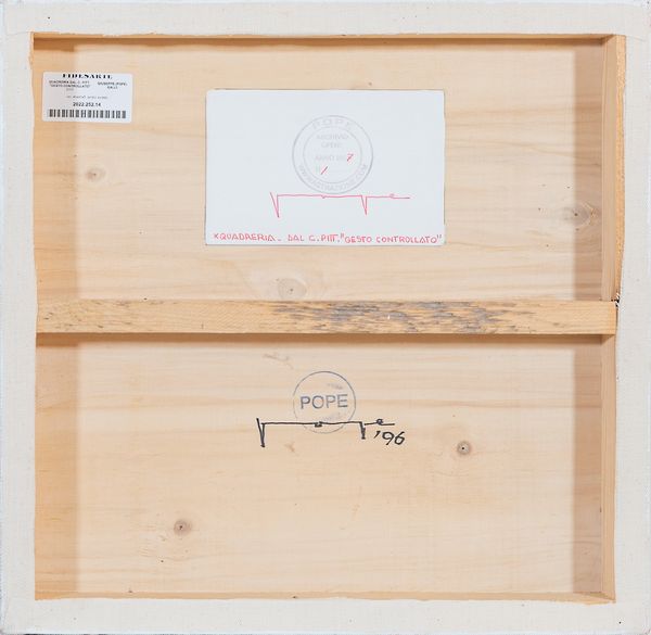 GIUSEPPE GALLI (POPE) : Quadreria dal c. pitt. gesto controllato  - Asta Asta a tempo di Arte Moderna e Contemporanea - Associazione Nazionale - Case d'Asta italiane