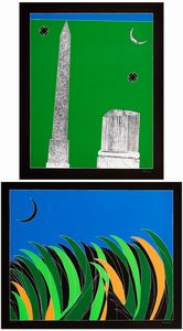 FRANCO ANGELI : senza titolo  - Asta Asta a tempo di Arte Moderna e Contemporanea - Associazione Nazionale - Case d'Asta italiane