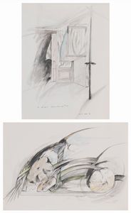 ROMANO ABATE : senza titolo  - Asta Asta a tempo di Arte Moderna e Contemporanea - Associazione Nazionale - Case d'Asta italiane