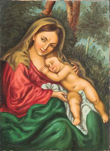DANILO SOLIGO - Madonna con bambino