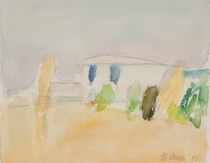 GIORGIO DI VENERE : Paesaggio - Tindari  - Asta Asta a tempo di Arte Moderna e Contemporanea - Associazione Nazionale - Case d'Asta italiane