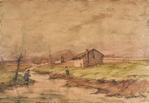 VITTORE ANTONIO CARGNEL - Paesaggio