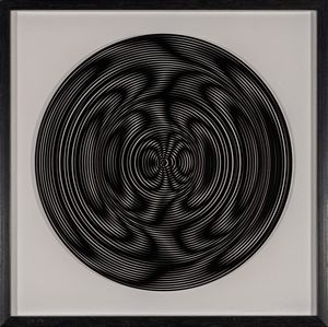 MARINA  APOLLONIO - Omaggio a Wilding su disegno 4s, del 1968