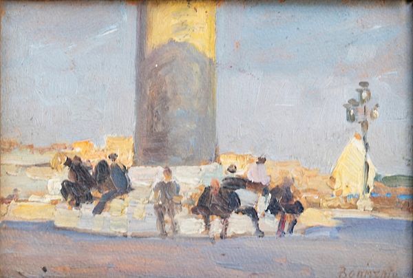 EUGENIO BONIVENTO : Figure  - Asta Asta a tempo di Arte Moderna e Contemporanea - Associazione Nazionale - Case d'Asta italiane