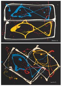 SANTOROSSI : senza titolo  - Asta Asta a tempo di Arte Moderna e Contemporanea - Associazione Nazionale - Case d'Asta italiane