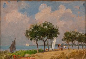 DUILIO COROMPAI - Veduta lagunare