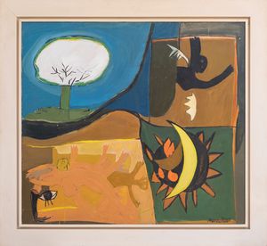 LINO MARZULLI : Giardino di Rosetta  - Asta Asta a tempo di Arte Moderna e Contemporanea - Associazione Nazionale - Case d'Asta italiane