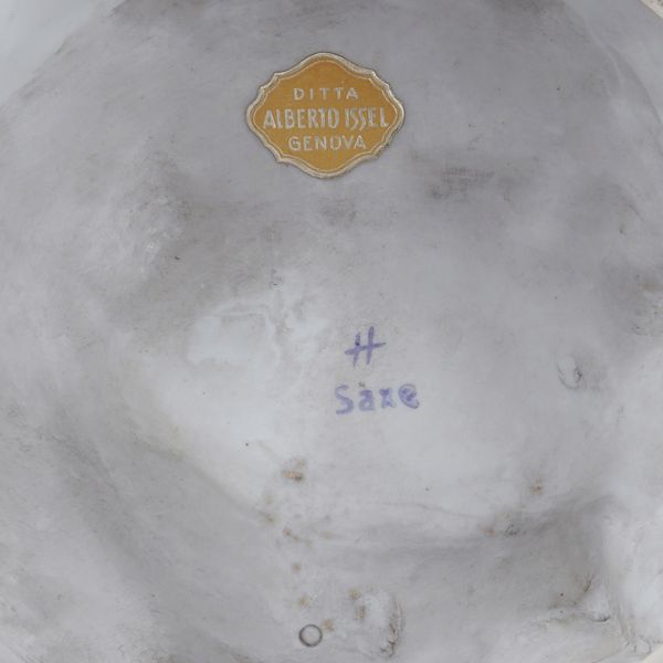 Coppia di grandi figure in ceramica policroma  - Asta Asta web only - Associazione Nazionale - Case d'Asta italiane