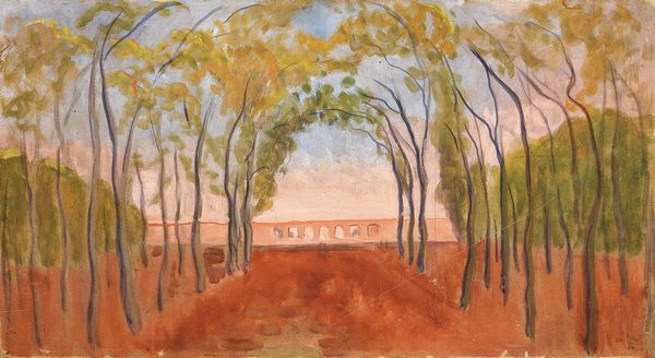 Viale alberato  - Asta PARADE II - Dipinti del XIX e XX secolo  - Associazione Nazionale - Case d'Asta italiane