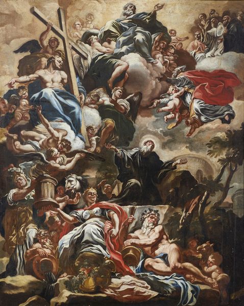 ARTISTA NAPOLETANO DEL XVII-XVIII SECOLO : Trionfo allegorico  - Asta Asta 395 | ARTE ANTICA E DEL XIX SECOLO Online - Associazione Nazionale - Case d'Asta italiane
