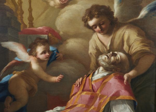 ARTISTA NAPOLETANO DEL XVIII SECOLO : Morte di Sant'Andrea Avellino  - Asta Asta 395 | ARTE ANTICA E DEL XIX SECOLO Online - Associazione Nazionale - Case d'Asta italiane