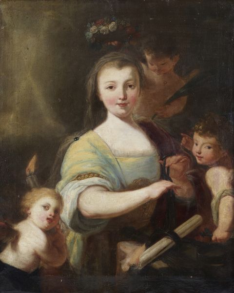 ARTISTA DEL XVIII SECOLO : Santa Cecilia incoronata da un angelo  - Asta Asta 395 | ARTE ANTICA E DEL XIX SECOLO Online - Associazione Nazionale - Case d'Asta italiane