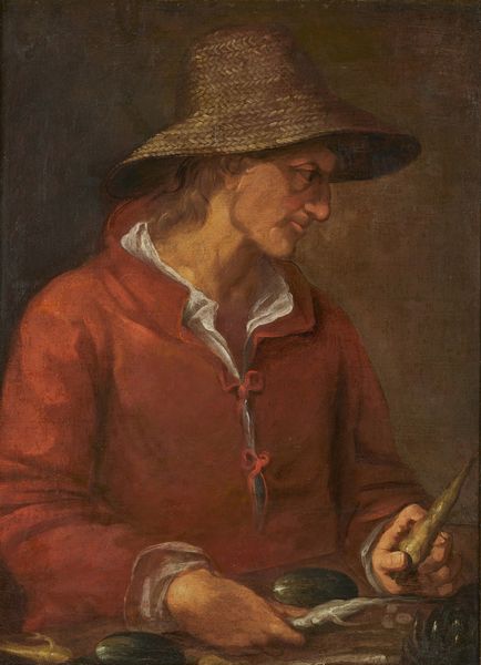 ARTISTA ITALIANO DEL XVIII SECOLO : Ritratto di popolano  - Asta Asta 395 | ARTE ANTICA E DEL XIX SECOLO Online - Associazione Nazionale - Case d'Asta italiane