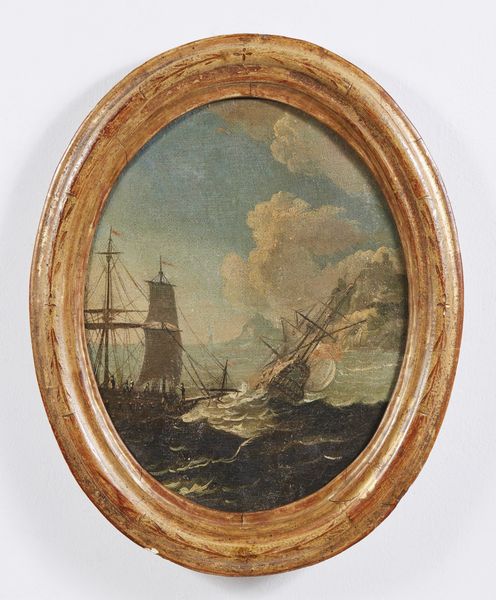 ARTISTA DEL XVIII SECOLO : Marina con barche e personaggi  - Asta Asta 395 | ARTE ANTICA E DEL XIX SECOLO Online - Associazione Nazionale - Case d'Asta italiane