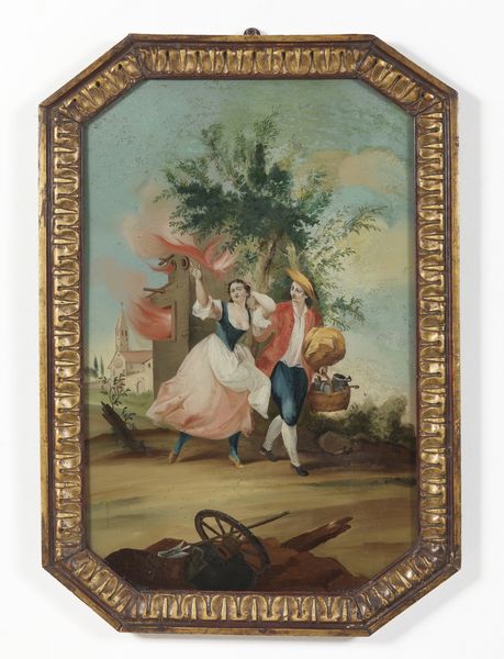 ARTISTA VENETO DEL XVIII SECOLO : Scena galante  - Asta Asta 395 | ARTE ANTICA E DEL XIX SECOLO Online - Associazione Nazionale - Case d'Asta italiane