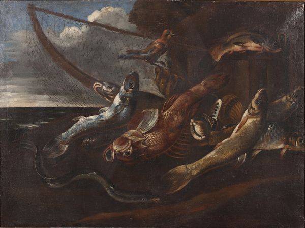ARTISTA DEL XVIII SECOLO : Natura morta di pesci  - Asta Asta 395 | ARTE ANTICA E DEL XIX SECOLO Online - Associazione Nazionale - Case d'Asta italiane