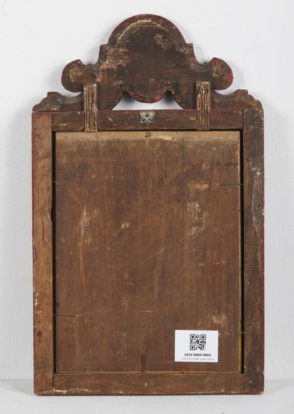 MANIFATTURA VENETA DEL XVIII SECOLO : Specchiera con cimasa in legno laccato e decorato a motivi di ghirlande floreali  - Asta Asta 395 | ARTE ANTICA E DEL XIX SECOLO Online - Associazione Nazionale - Case d'Asta italiane